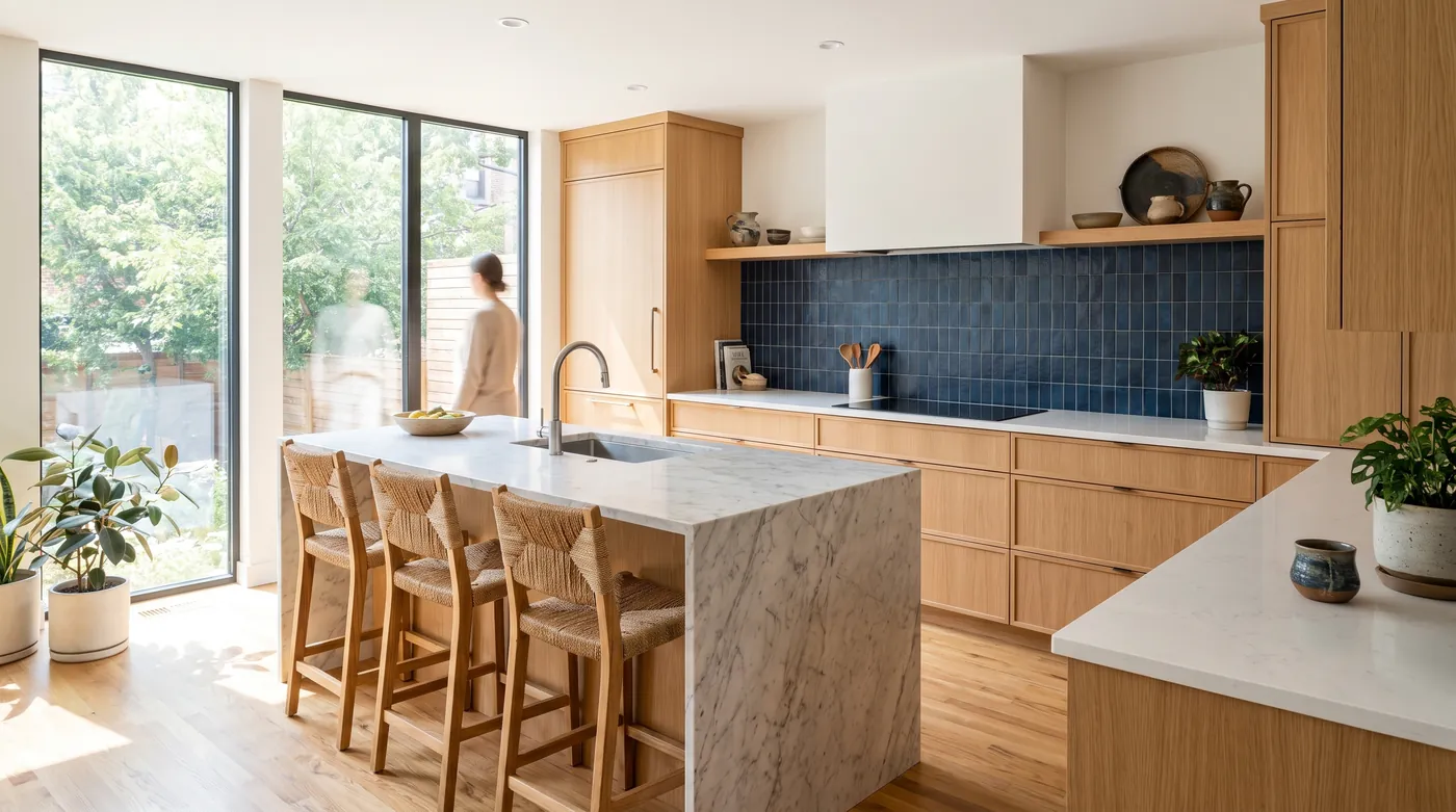 Intérieur fraîchement rénové, exemple de réalisation à montrer sur un site d'entreprise du bâtiment